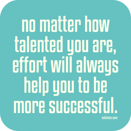 effort determines your success